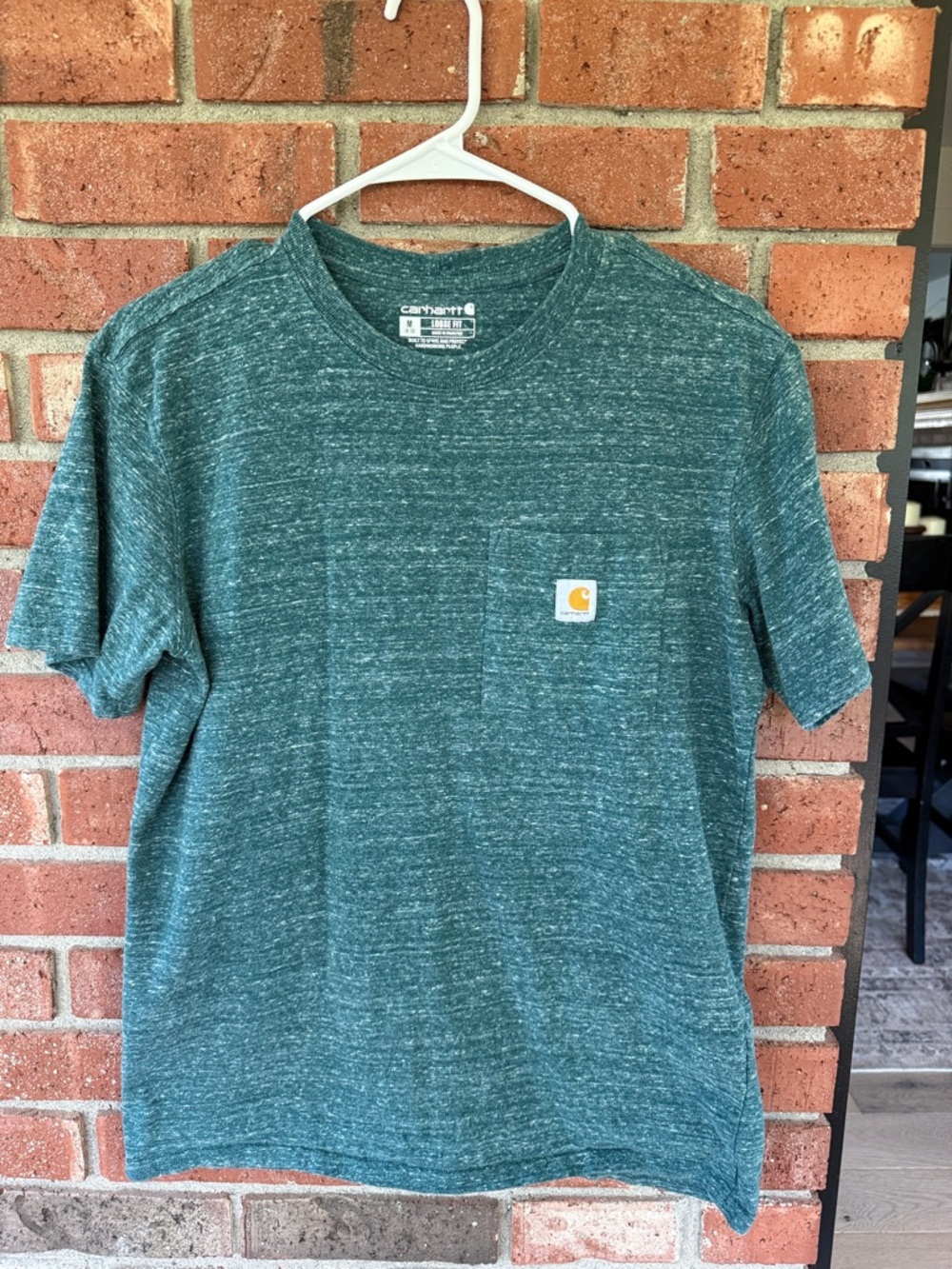 Carhartt Heathered Green Pocket T-Shirt
